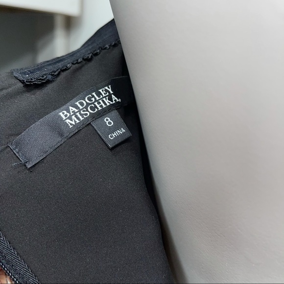 Badgley Mischka Caplet Strapless Dress Size 8 - Picture 4 of 9